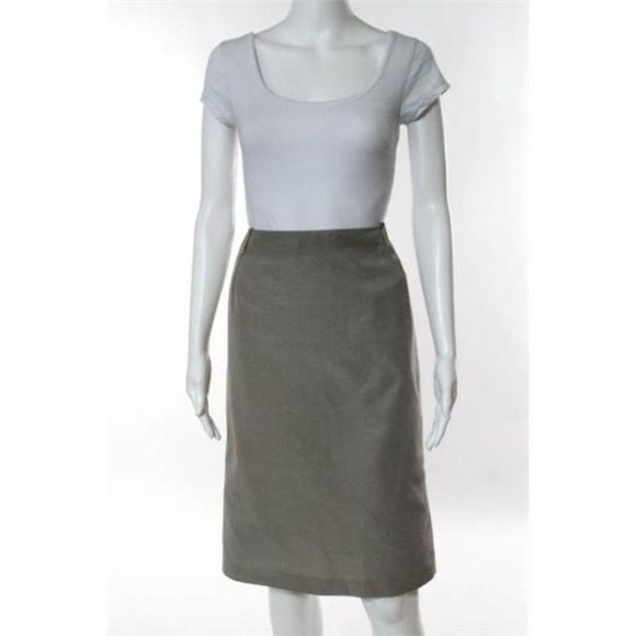 Gucci Vintage Light Tan Straight Pencil Skirt Size IT 42 - Picture 2 of 9